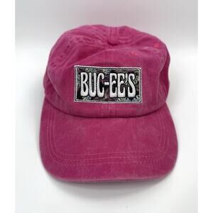 Buc-ee's Logo Pink Womens Adjustable Hat Cap Bucky Buc-ee Beaver Gas Station